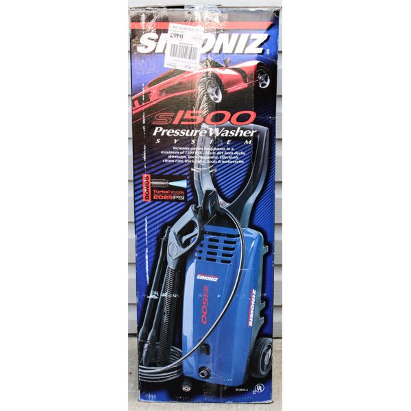 SIMONIZ S1500 PRESSURE WASHER SYSTEM