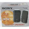 Image 1 : SONY DESK TOP SPEAKERS W/ BUILT IN AC TRANSFORMER