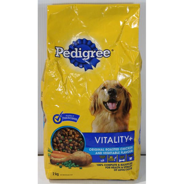 PEDIGREE VITALITY + ORIG ROASTED CHICKEN DOG FOOD