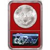 Image 2 : 2016-(S) $1 American Silver Eagle Coin NGC MS69 Struck at San Francisco Red Core