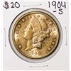 Image 1 : 1904-S $20 Liberty Head Double Eagle Gold Coin