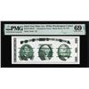 Image 1 : Circa 1970's Washington Center Giori Test Note PMG Superb Gem Uncirculated 69EPQ