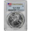 Image 1 : 1993 $1 American Silver Eagle Coin PCGS MS68 First Strikes