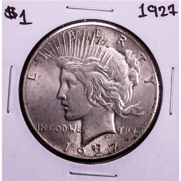 1927 $1 Peace Silver Dollar Coin