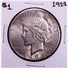 Image 1 : 1927 $1 Peace Silver Dollar Coin
