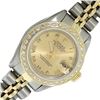 Image 1 : Rolex Ladies Two Tone Champagne Diamond Datejust Wristwatch