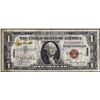 Image 1 : Short Snorter 1935A $1 Hawaii WWII Emergency Issue Silver Certificate Note