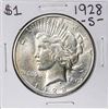 Image 1 : 1928-S $1 Peace Silver Dollar Coin