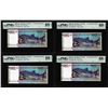 Image 1 : (4) Consecutive 2017 Djibouti 40 Francs Bank Notes PMG Superb Gem Uncirculated 68EPQ