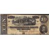 Image 1 : 1864 $10 Confederate States of America Note