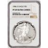 Image 1 : 1986-S Proof $1 American Silver Eagle Coin NGC PF69 Ultra Cameo