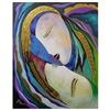 Image 1 : Arbe "The Lovers" Original Acrylic on Canvas