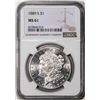 Image 1 : 1889-S $1 Morgan Silver Dollar Coin NGC MS61