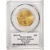 Image 2 : 2015-W $10 Jacqueline Kennedy Gold Coin PCGS MS69 First Strike