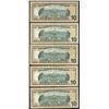 Image 2 : Lot of (5) 2004-2013 $10 Federal Reserve Notes Fancy Serial Numbers