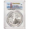 Image 1 : 2021-(S) Type 2 $1 American Silver Eagle Coin PCGS MS69 First Strike Emergency Issue