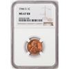 Image 1 : 1946-S Lincoln Wheat Cent Coin NGC MS67RB