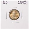 Image 1 : 2005 $5 American Gold Eagle Coin
