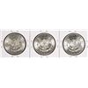 Image 2 : Lot of (3) 1887 $1 Morgan Silver Dollar Coins