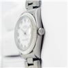 Image 8 : Rolex Ladies Midsize Stainless Steel White Roman Datejust Wristwatch With Box