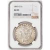 Image 1 : 1897-O $1 Morgan Silver Dollar Coin NGC AU53