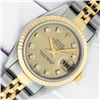 Image 1 : Rolex Ladies Two Tone Factory Champagne Diamond Datejust Wristwatch