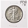 Image 1 : 1938-D Walking Liberty Half Dollar Coin