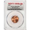 Image 1 : 2000 Lincoln Memorial Cent Coin Mint Error Broadstruck PCGS MS63RD