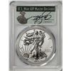 Image 2 : 2019-S Enhanced Reverse Proof $1 Silver Eagle Coin PCGS PR69 FDOI Cleveland Signature