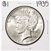 Image 1 : 1935 $1 Peace Silver Dollar Coin