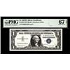 Image 1 : 1957B $1 Silver Certificate Note Fr.1621 PMG Superb Gem Uncirculated 67EPQ