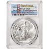 Image 1 : 2021-(S) Type 1 $1 American Silver Eagle Coin PCGS MS69 First Strike Emergency Issue