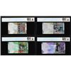 Image 2 : Lot of 2014 Kuwait 1/4, 1/2, 1 & 5 Dinar Notes PCGS Gem Uncirculated 66PPQ