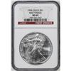 Image 1 : 1994 $1 American Silver Eagle Coin NGC MS69 First Strikes