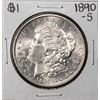 Image 1 : 1890-S $1 Morgan Silver Dollar Coin