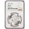 Image 1 : 1891-O $1 Morgan Silver Dollar Coin NGC MS63