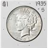 Image 1 : 1935-S $1 Peace Silver Dollar Coin