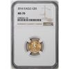 Image 1 : 2016 $5 American Gold Eagle Coin NGC MS70