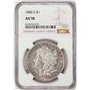 Image 1 : 1884-S $1 Morgan Silver Dollar Coin NGC AU50