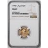 Image 1 : 1999 $5 American Gold Eagle Coin NGC MS69