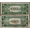 Image 2 : Lot of 1935A $1 Hawaii & North Africa WWII Emergency Issue Silver Certificate Notes