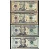 Image 1 : Lot of (4) 2006/2009 $10 & $20 Federal Reserve Note Fancy Trinary Serial Numbers