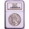Image 1 : 1934-S $1 Peace Silver Dollar Coin NGC AU58