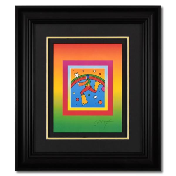 Peter Max "Cosmic Jumper on Blends" Limited Edition Lithograph on Paper