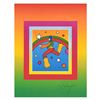 Image 2 : Peter Max "Cosmic Jumper on Blends" Limited Edition Lithograph on Paper