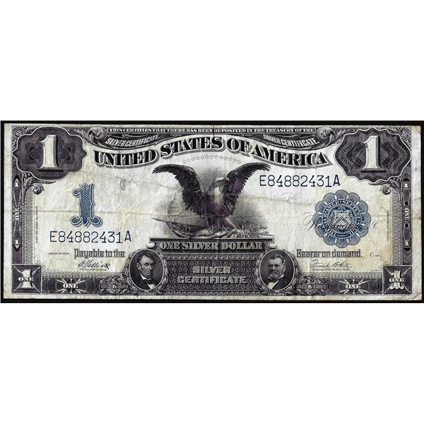 1899 $1 Black Eagle Silver Certificate Note