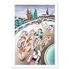 Image 1 : Yuval Mahler "Cycling" Limited Edition Serigraph On Paper