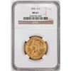 Image 1 : 1894 $10 Liberty Head Eagle Gold Coin NGC MS61