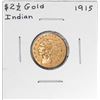 Image 1 : 1915 $2 1/2 Indian Head Quarter Eagle Gold Coin