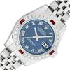 Image 1 : Rolex Ladies Stainless Steel Blue Roman Ruby and Diamond Datejust Wristwatch